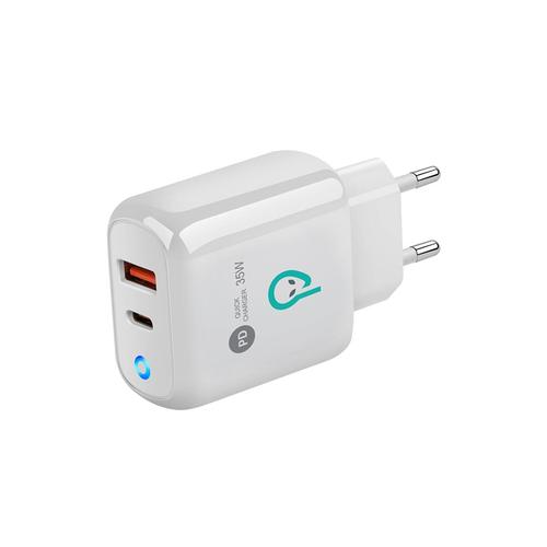 Alimentator retea SPACER Quick Charge 35W, USB Type-C PD (max 35W) + USB Quick Charge