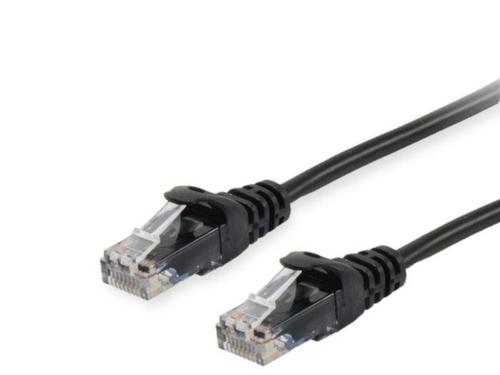 Cablu EQUIP 625451 Cat.6 U/UTP Patch, 2.0m, Negru, 8.34x11.68x2000mm