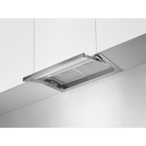 Hota telescopica incorporabila Electrolux LFP536X, Putere de absorbtie 600 mc/h, 1 motor, Clasa C, 60 cm (Inox)