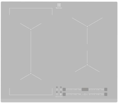 Plita incorporabila Electrolux EIV63440BS, Inductie, 4 zone de gatit, Touch control, 60 cm (Inox)
