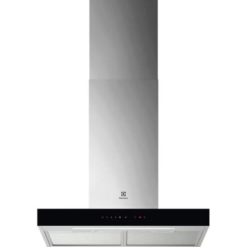 Hota incorporabila decorativa Electrolux LFT826X, Control electronic, Putere de absorbtie 730 mc/h, Conectivitate plita, Functie Breeze, Iluminare LED, 60 cm (Inox)