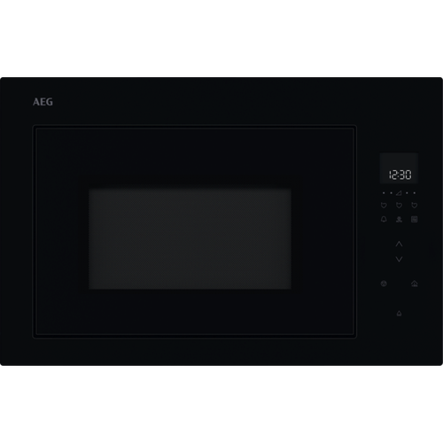 Cuptor cu microunde incorporabil AEG NMB6G261TB 26 L, Gatire cu abur (vas inclus), Putere microunde 900 W, Putere grill 800 W, Afisaj digital, Timer electronic (Negru)
