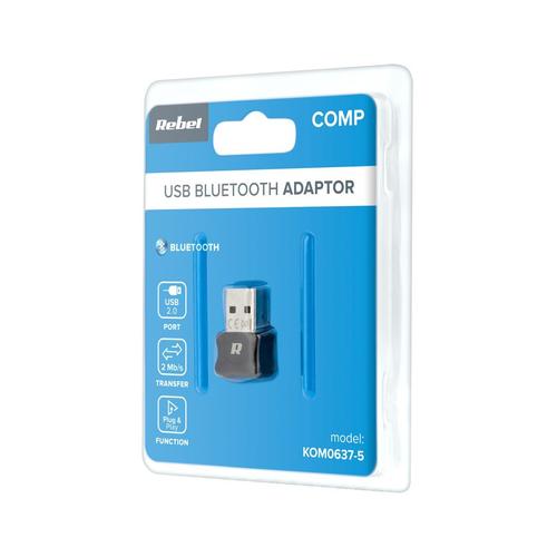 Adaptor, Rebel, USB, Bluetooth 5.0, Negru