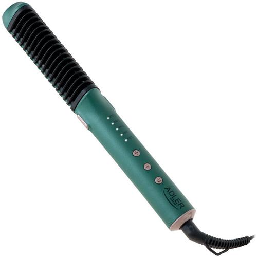 Perie Electrica, Adler AD 2324, 32 W, 5 Setari De Temperatura, Protectia Impotriva Supraincalzirii, Acoperire Ceramica (Verde)