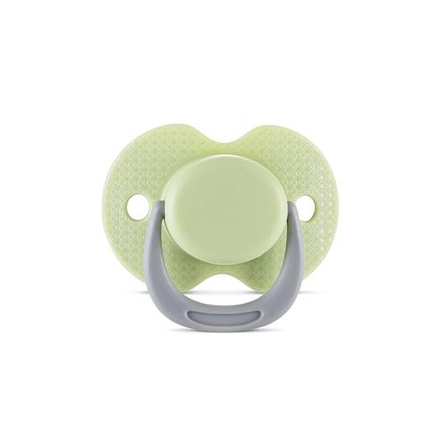 Suzeta cu capac Lorelli, silicon moale, 0 luni+, Verde