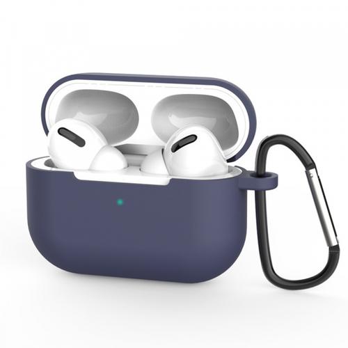 Husa Casti Techsuit Silicone pentru Apple AirPods Pro 3 (Bleumarin)