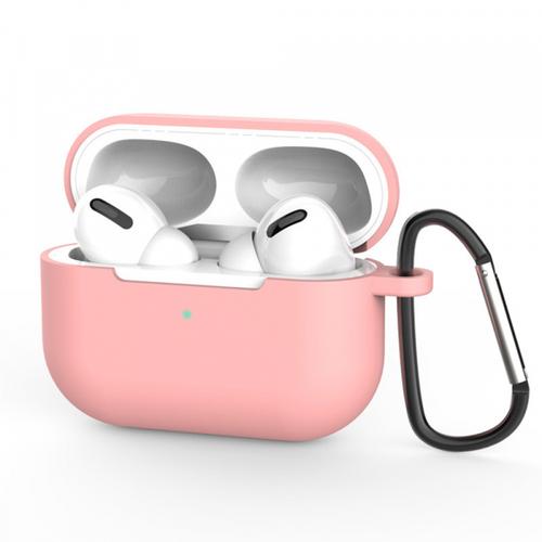 Husa Casti Techsuit Silicone Case pentru Apple AirPods Pro 3 (Roz Inchis)