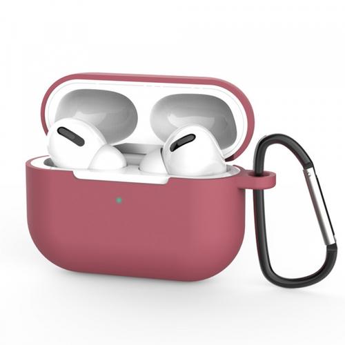 Husa Casti Techsuit Silicone Case pentru Apple AirPods Pro 3 (Visiniu)