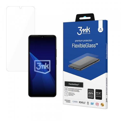 Folie de protectie Ecran 3MK FlexibleGlass pentru Xiaomi Poco C75 / Redmi 14C, Sticla Flexibila, Full Glue