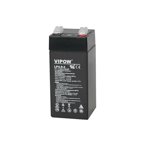 Acumulator gel plumb Vipow, 4 V, 4.9 Ah