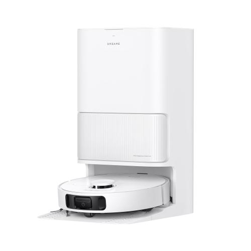 Aspirator robot Dreame D20 Ultra RLD31SE, Autonomie 250 minute, 13000 Pa, Rezervor statie apa curata/uzata 4.5/4 l, Filtru EPA E11, COntrol vocal si aplicatie, RoboSwing, DuoScrub (Alb)