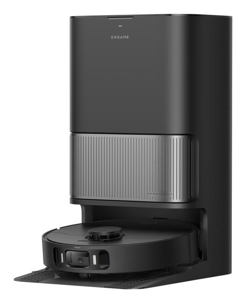 Aspirator robot Dreame L40 Ultra AE RLL77SE-BK, Autonomie 180 minute, 19000 Pa, Rezervor statie apa curata/uzata 4.5/4 l, Recipient praf 0.395 l, Tehnologie MopExtend (Negru)