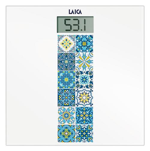 Cantar electronic Laica PS1082, 180 kg, mediteraneean breeze (Albastru)