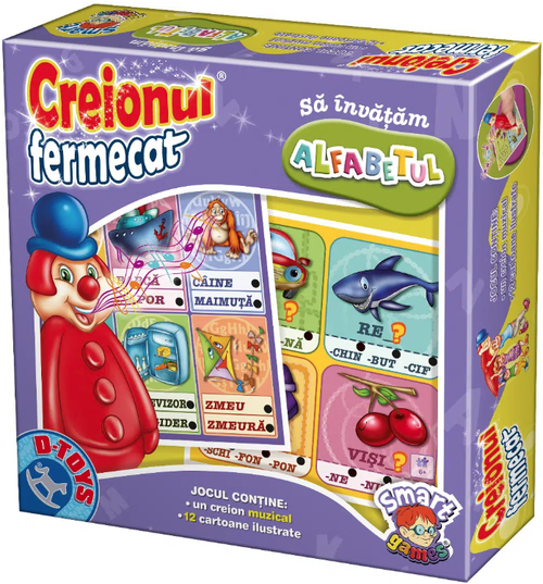 Joc interactiv - Creionul fermecat Sa invatam alfabetul