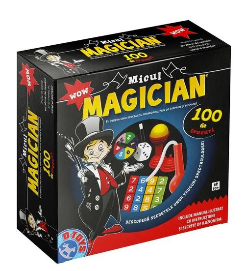 Set 100 de trucuri de magie  D-Toys Micul Magician