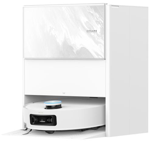 Aspirator robot Dreame Aqua10 Ultra Track RLR81CE, Autonomie 240 minute, 25000 Pa, Rezervor 4/3.5 l, Filtru HEPA, TrackSync, ProLeap, AI OmniSight, AgiLift (Alb)