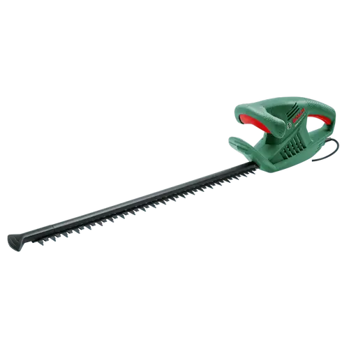 Trimmer pentru gard viu Bosch EasyHedgeCut 5, 450 W, 55 cm lungime cutit, 16 mm deschidere dinti, 3400 curse/min, capac acoperire cutit