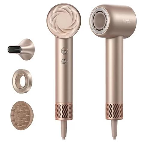 Uscator de par Dreame Glory AHD18-GD, 1600 W, 3 viteze, 3 trepte temperatura, Concentrator de aer, Difuzor volum (Auriu)