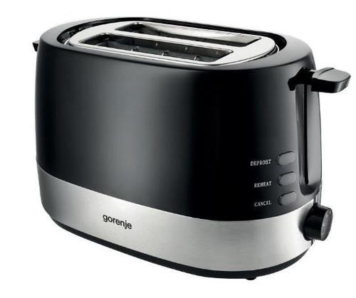 Prajitor de paine Gorenje T850BK, 850W, 2 felii, 7 nivele (Negru)