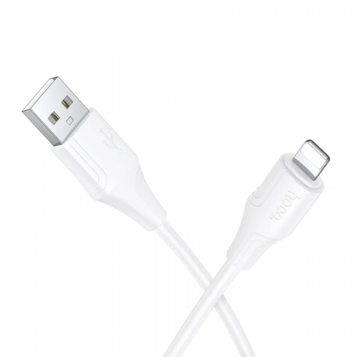 Cablu Date si Incarcare USB-A - Lightning HOCO X124, 27W, 1m, Alb