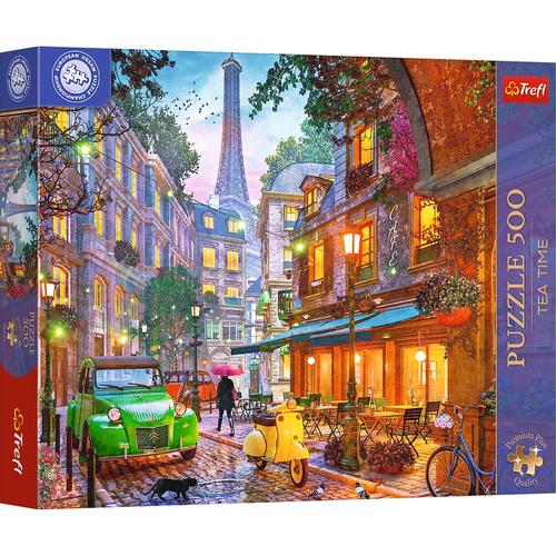 Puzzle Trefl Premium Plus Tea Time Campionatul European Cafenea din Paris, 500 de piese