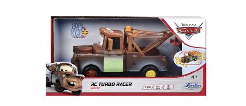 Masina cu telecomanda Jada Cars Turbo Racer Mater, Scara 1 la 24