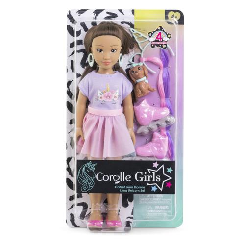 Set de joaca Corolle unicorn si papusa Luna, 28cm