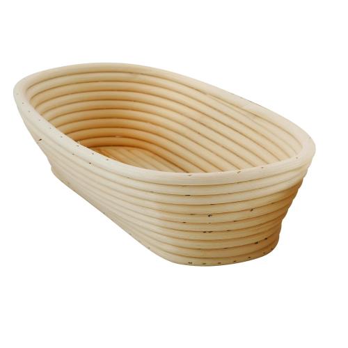 Cos oval pentru dospire aluat, 28 x 15 cm, ratan - Zokura