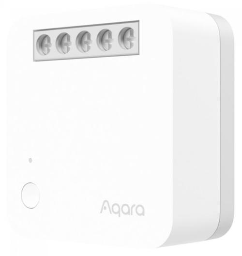 Releu AQARA Single Switch Module T1, Zigbee 3.0, Cu Nul, Control prin asistenti vocali, Monitorizare consum energie (Alb)