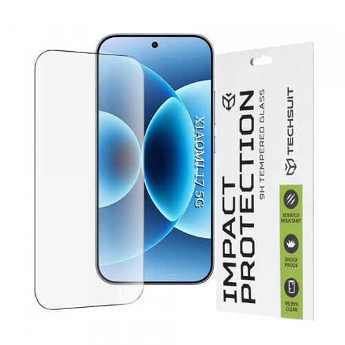Folie de protectie Ecran Techsuit pentru Xiaomi 17, Sticla Securizata, Full Glue, 111D, Neagra