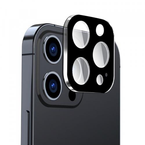 Folie de protectie Camera Spate Techsuit pentru Apple iPhone 15 Pro Max / 15 Pro, Sticla Securizata, Neagra