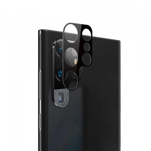 Folie de protectie Camera Spate Techsuit pentru Samsung Galaxy S23 Ultra S918, Sticla Securizata, Neagra
