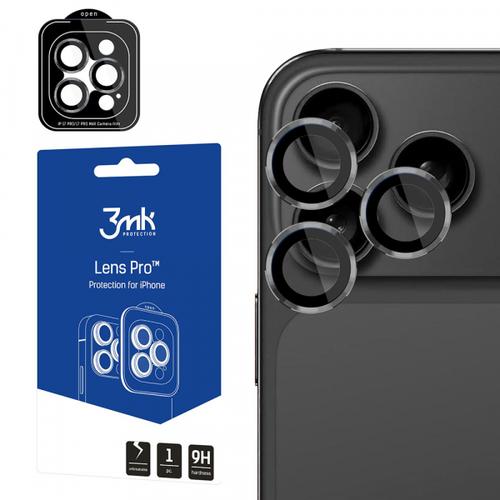 Folie de protectie Camera Spate 3MK Protection Pro pentru Apple iPhone 17 Pro Max / 17 Pro, Sticla Securizata