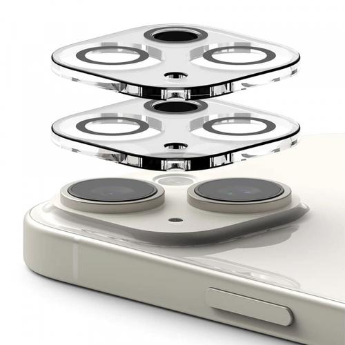 Folie de protectie Camera Spate Ringke pentru Apple iPhone 15 Plus / 15, Sticla Securizata, Set 2 bucati