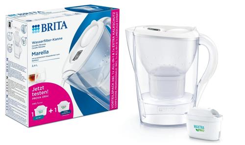 Cana filtranta BRITA Marella 140410, 2.4 L, 2 filtre