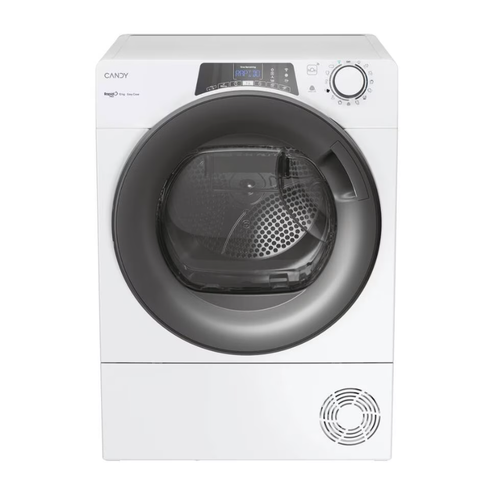 Uscator de rufe cu pompa de caldura Candy RPE H10A2TER-S, 10Kg, Clasa E, 14 programe, Wi-Fi (Alb)