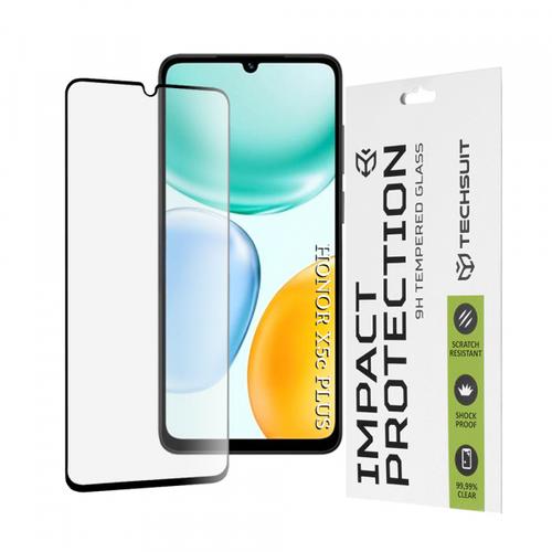Folie de protectie Ecran Techsuit pentru Honor X5c Plus, Sticla Securizata, Full Glue, 111D