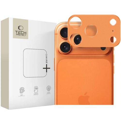 Rama protectie Camera Spate Tech-Protect Camalloy Fit+ pentru Apple iPhone 17 Pro, Aluminiu