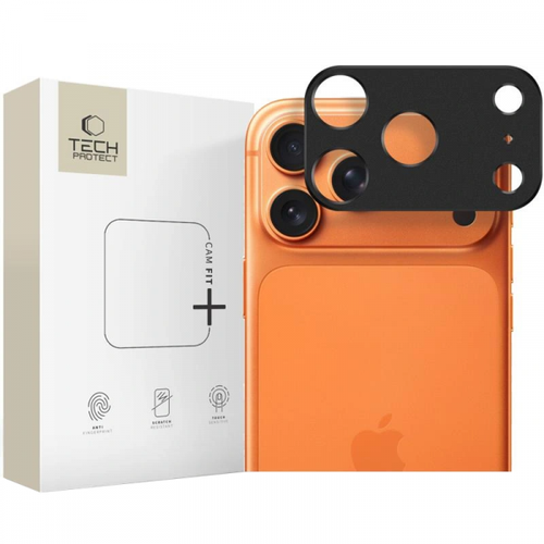 Rama protectie Camera Spate Tech-Protect Camalloy Fit+ pentru Apple iPhone 17 Pro Max, Aluminiu