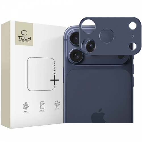 Rama protectie Camera Spate Tech-Protect Camalloy Fit+ pentru Apple iPhone 17 Pro, Aluminiu