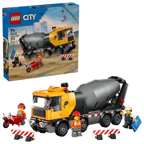 LEGO® City - Autobetoniera 60478, 371 piese