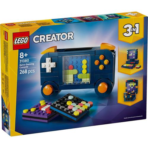 LEGO® Creator - Consola de jocuri video retro 31380, 268 piese