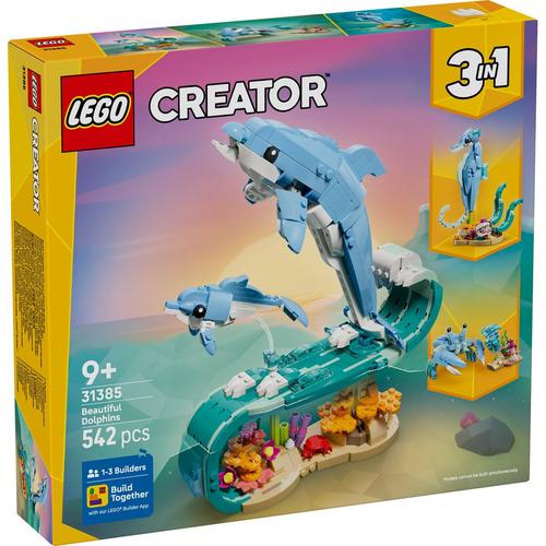 LEGO® Creator - Animale marine: Delfini superbi 31385, 542 piese
