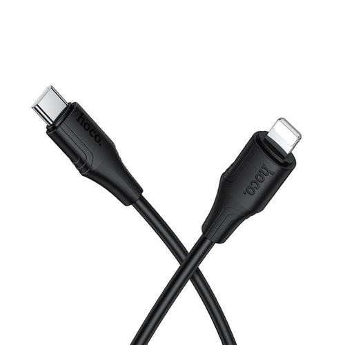 Cablu Date/Incarcare HOCO X124, USB-C - Lightning, 27W, 1m (Negru)