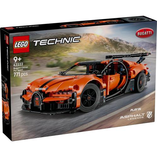 LEGO® Technic - Hipermasina Bugatti Chiron Pur Sport 42222, 771 piese
