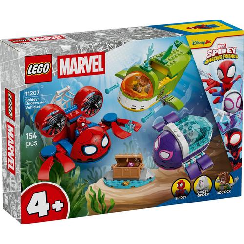 LEGO® Spidey - Spidey: Vehicule subacvatice 11207, 154 piese