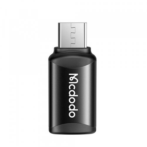 Adaptor Date/Incarcare McDodo OT-7690, USB-C - microUSB (Negru)