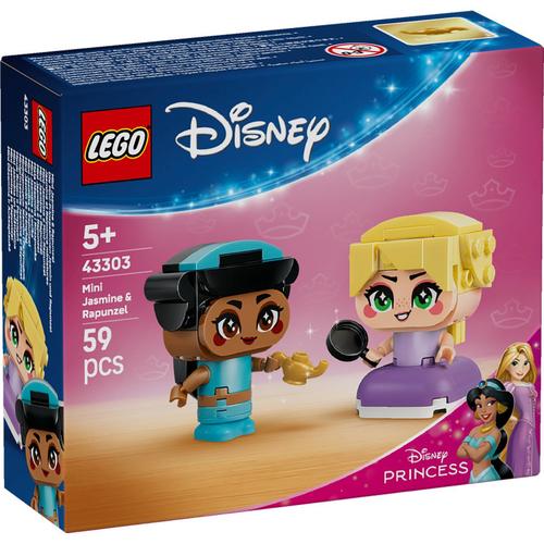 LEGO® Disney Princess - Miniprintesele Jasmine si Rapunzel 43303, 59 piese