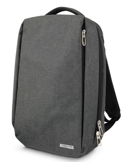 Rucsac laptop Esperanza VARESE ET198 15.6inch, poliester, Gri
