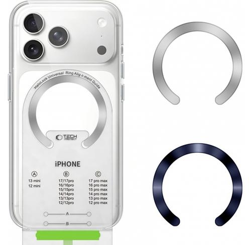 Inel MagSafe Tech-Protect MMP-210, Albastru Argintiu
